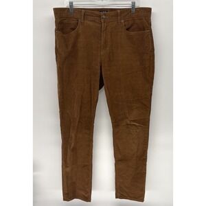J.Crew Slim Flex Fit Corduroy Pants Casual Stretch Brown Men 34x31